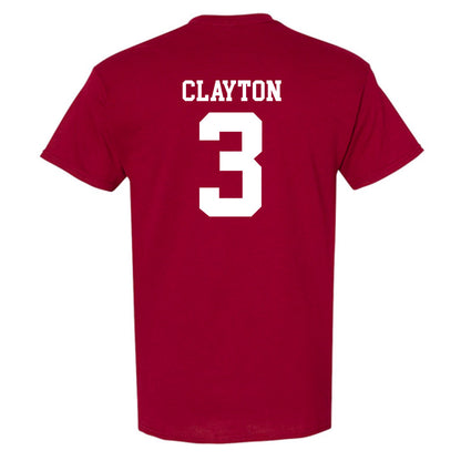 UMass - NCAA Men's Basketball : Jordan Clayton - Generic Shersey T-Shirt-1