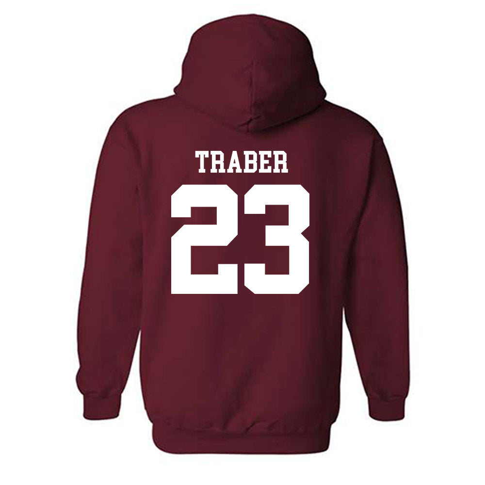 UMass - NCAA Women's Soccer : Aline Traber - Generic Shersey Hooded Sweatshirt-1