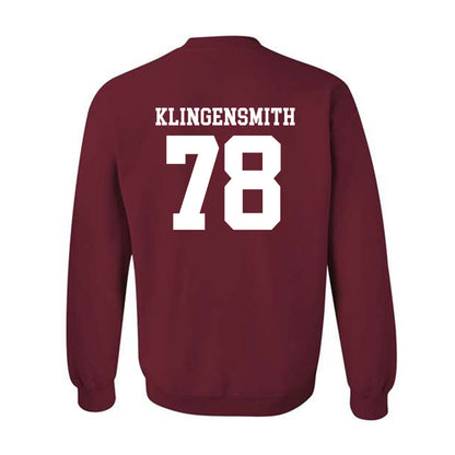 UMass - NCAA Football : Greg Klingensmith - Generic Shersey Crewneck Sweatshirt-1