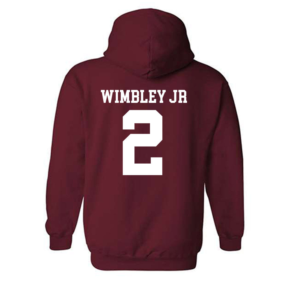 UMass - NCAA Men's Basketball : Dwayne Wimbley jr - Generic Shersey Hooded Sweatshirt-1