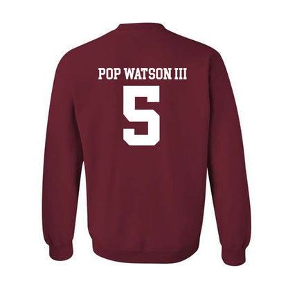UMass - NCAA Football : William "Pop" Watson III - Generic Shersey Crewneck Sweatshirt-1