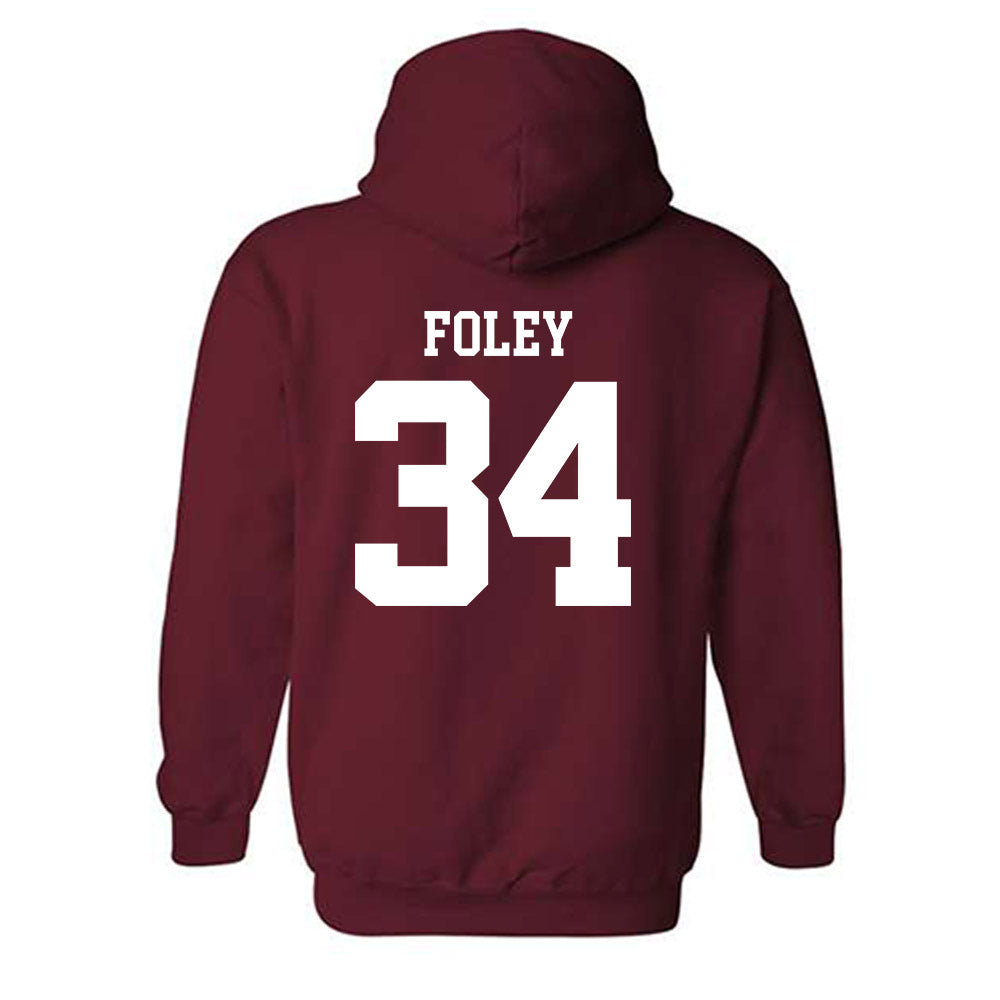 UMass - NCAA Women's Soccer : Maelyn Foley - Generic Shersey Hooded Sweatshirt-1