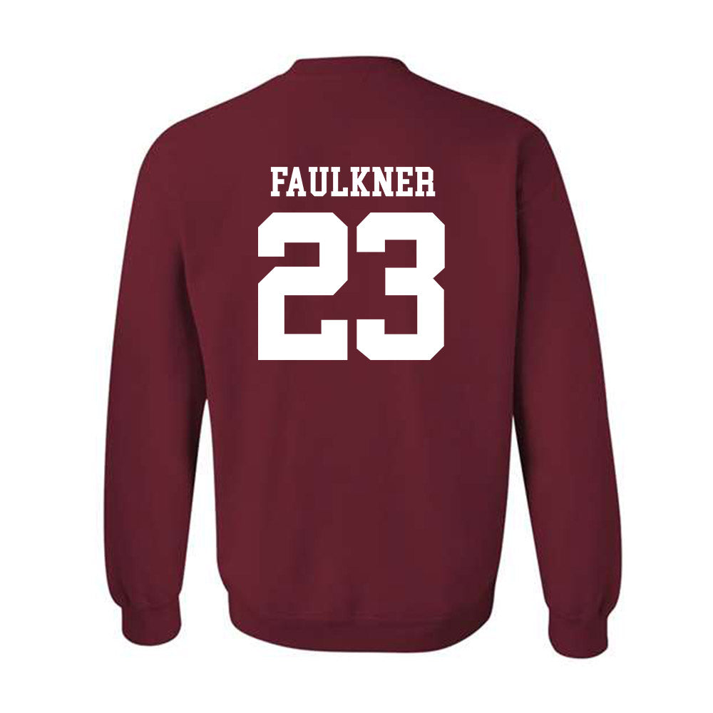 UMass - NCAA Football : Elijah Faulkner - Generic Shersey Crewneck Sweatshirt-1