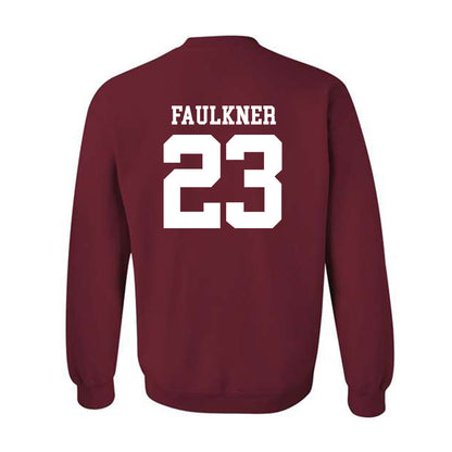 UMass - NCAA Football : Elijah Faulkner - Generic Shersey Crewneck Sweatshirt-1