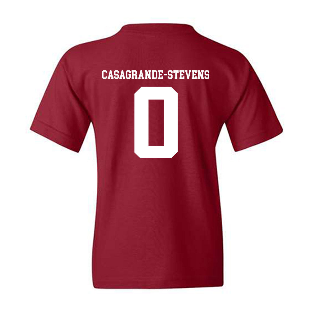 UMass - NCAA Women's Soccer : Ella Casagrande-Stevens - Generic Shersey Youth T-Shirt-1