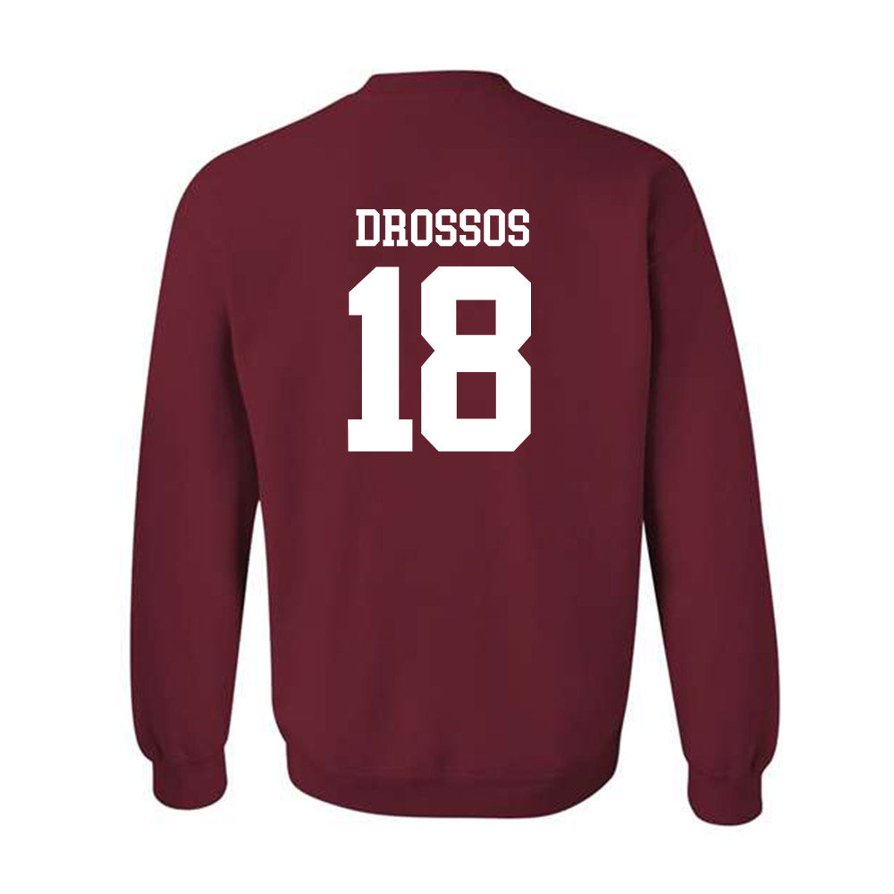 UMass - NCAA Football : Dinos Drossos - Generic Shersey Crewneck Sweatshirt-1