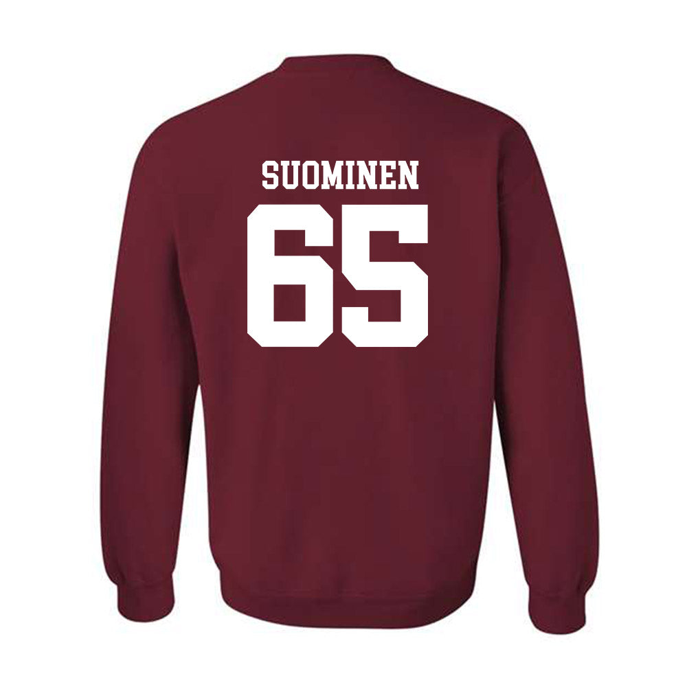 UMass - NCAA Football : Samu Suominen - Generic Shersey Crewneck Sweatshirt-1