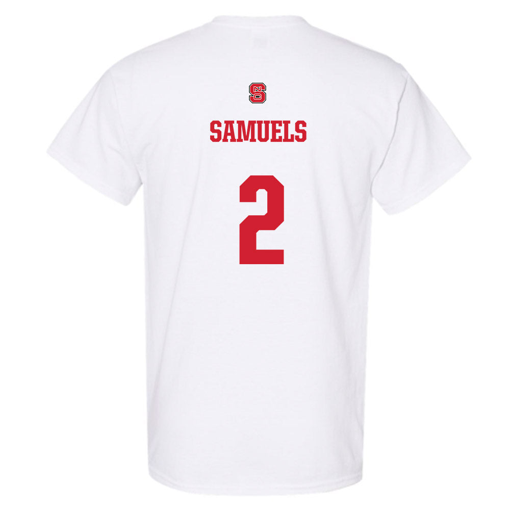 NC State - NCAA Women's Basketball : Qadence Samuels - Generic Shersey T-Shirt-1