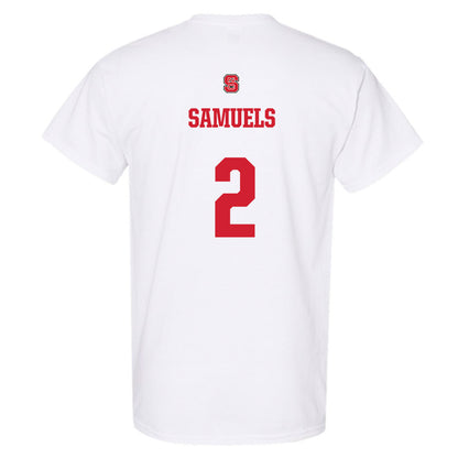 NC State - NCAA Women's Basketball : Qadence Samuels - Generic Shersey T-Shirt-1