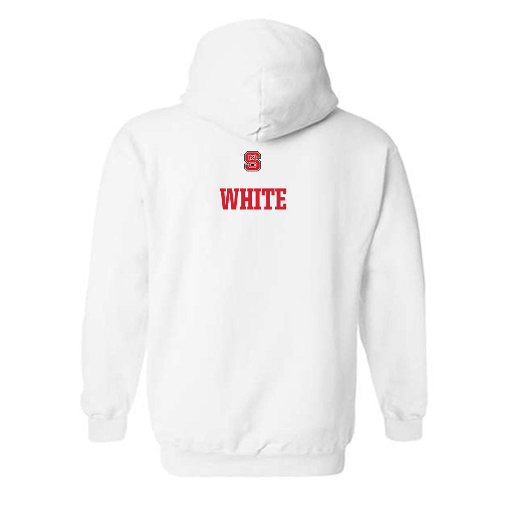 NC State - NCAA Football : Ty White - Generic Shersey Hooded Sweatshirt-1