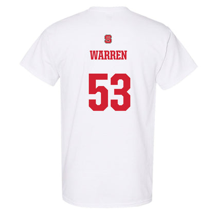 NC State - NCAA Football : Joshua Warren - Generic Shersey T-Shirt-1