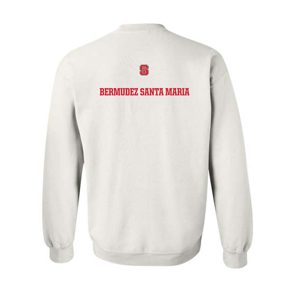 NC State - NCAA Men's Swimming & Diving : Simon Bermudez Santa Maria - Generic Shersey Crewneck Sweatshirt