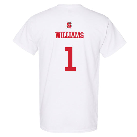 NC State - NCAA Men's Basketball : Darrion Williams - Generic Shersey T-Shirt-1
