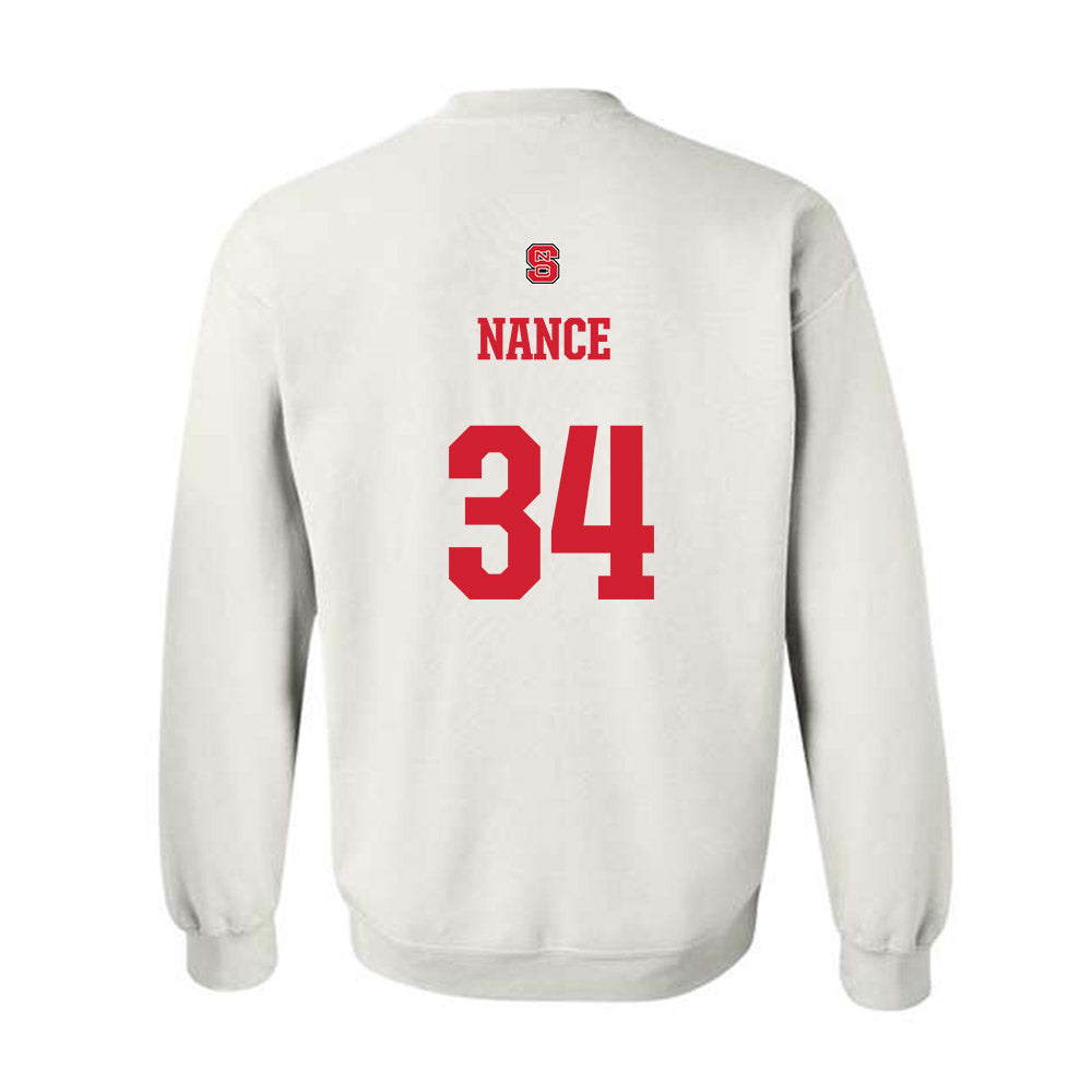 NC State - NCAA Baseball : Anderson Nance - Generic Shersey Crewneck Sweatshirt-1