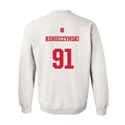 NC State - NCAA Football : Nick Konieczynski - Generic Shersey Crewneck Sweatshirt