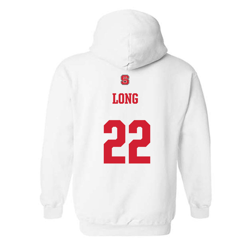 NC State - NCAA Women's Volleyball : Eva Long - Generic Shersey Hooded Sweatshirt-1