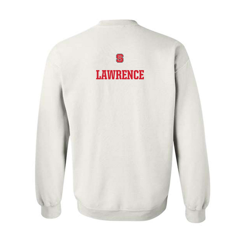 NC State - NCAA Women's Swimming & Diving : Katie Lawrence - Generic Shersey Crewneck Sweatshirt-1