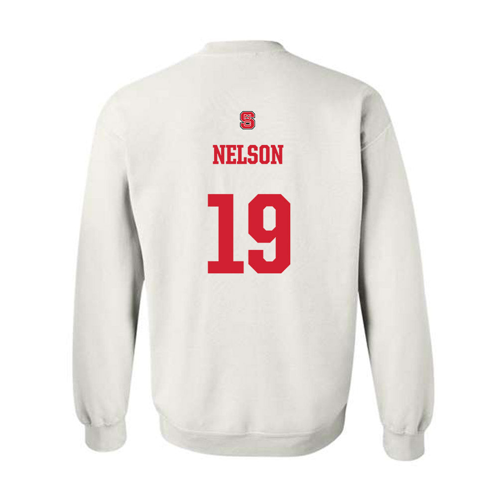 NC State - NCAA Football : DaKaari Nelson - Generic Shersey Crewneck Sweatshirt-1