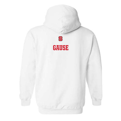 NC State - NCAA Football : Davion Gause - Generic Shersey Hooded Sweatshirt-1