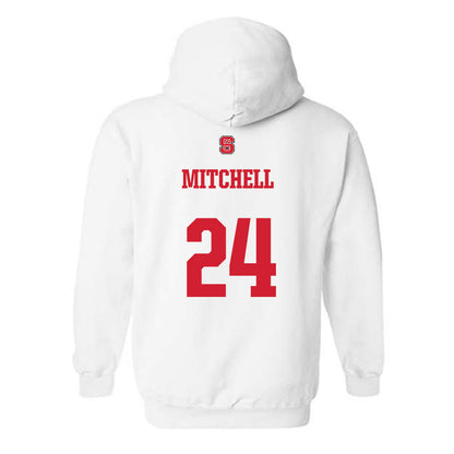 NC State - NCAA Baseball : Devin Mitchell - Generic Shersey Hooded Sweatshirt-1