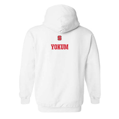 NC State - NCAA Wrestling : Brad Yokum - Generic Shersey Hooded Sweatshirt-1