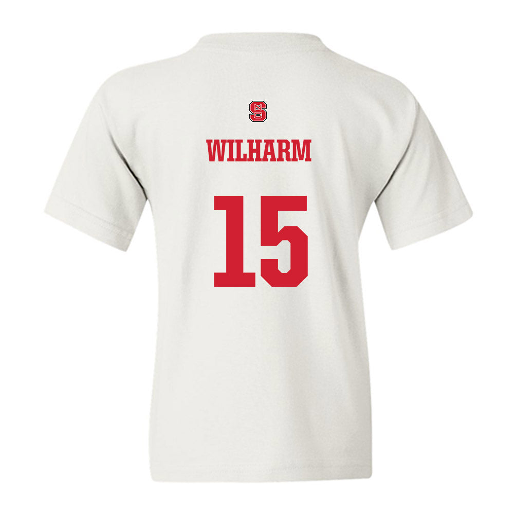 NC State - NCAA Football : Hudson Wilharm - Generic Shersey Youth T-Shirt-1