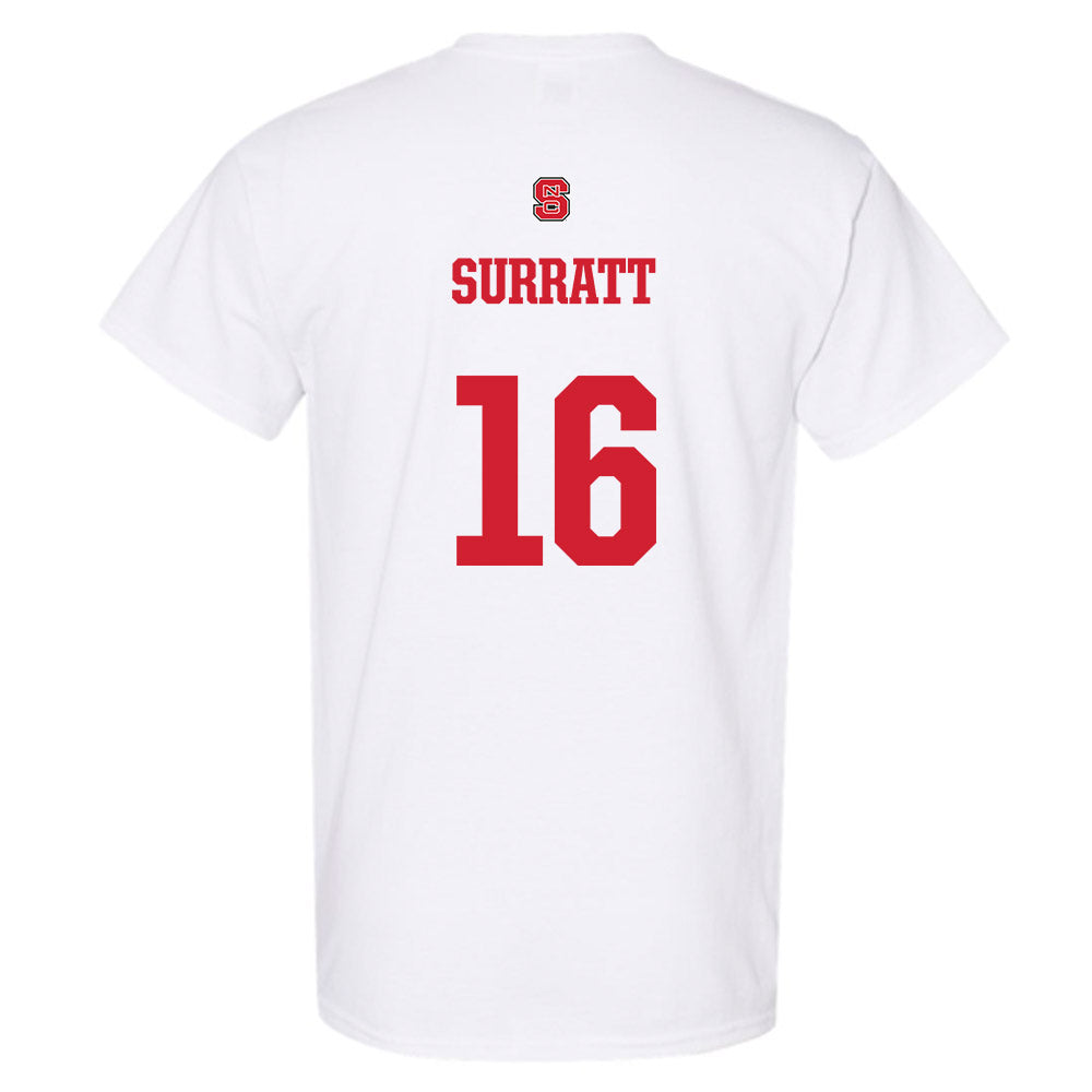 NC State - NCAA Football : Pluto Surratt - Generic Shersey T-Shirt-1