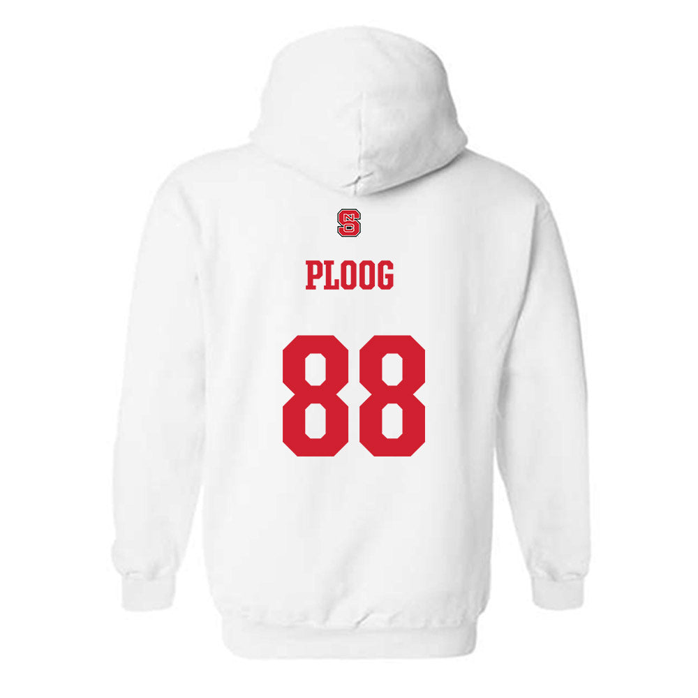 NC State - NCAA Football : Vander Ploog - Generic Shersey Hooded Sweatshirt-1
