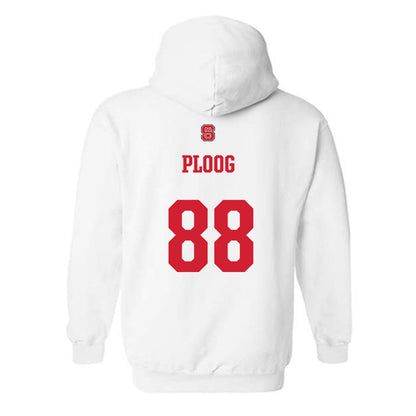 NC State - NCAA Football : Vander Ploog - Generic Shersey Hooded Sweatshirt-1