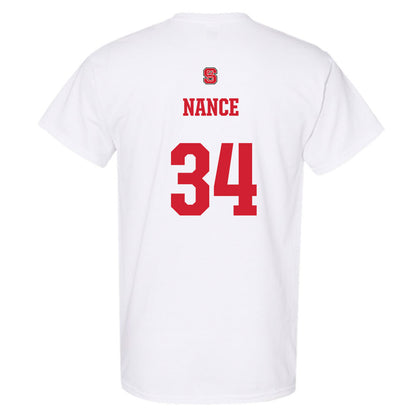 NC State - NCAA Baseball : Anderson Nance - Generic Shersey T-Shirt-1