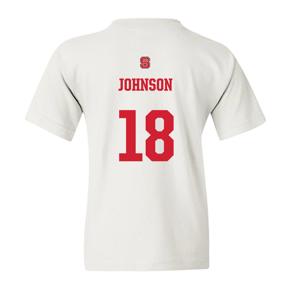NC State - NCAA Softball : Sarah Johnson - Generic Shersey Youth T-Shirt-1