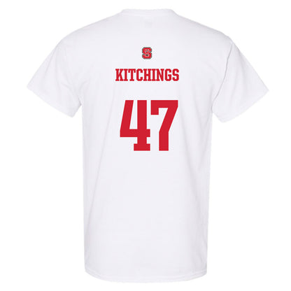 NC State - NCAA Baseball : Aiden Kitchings - Generic Shersey T-Shirt-1