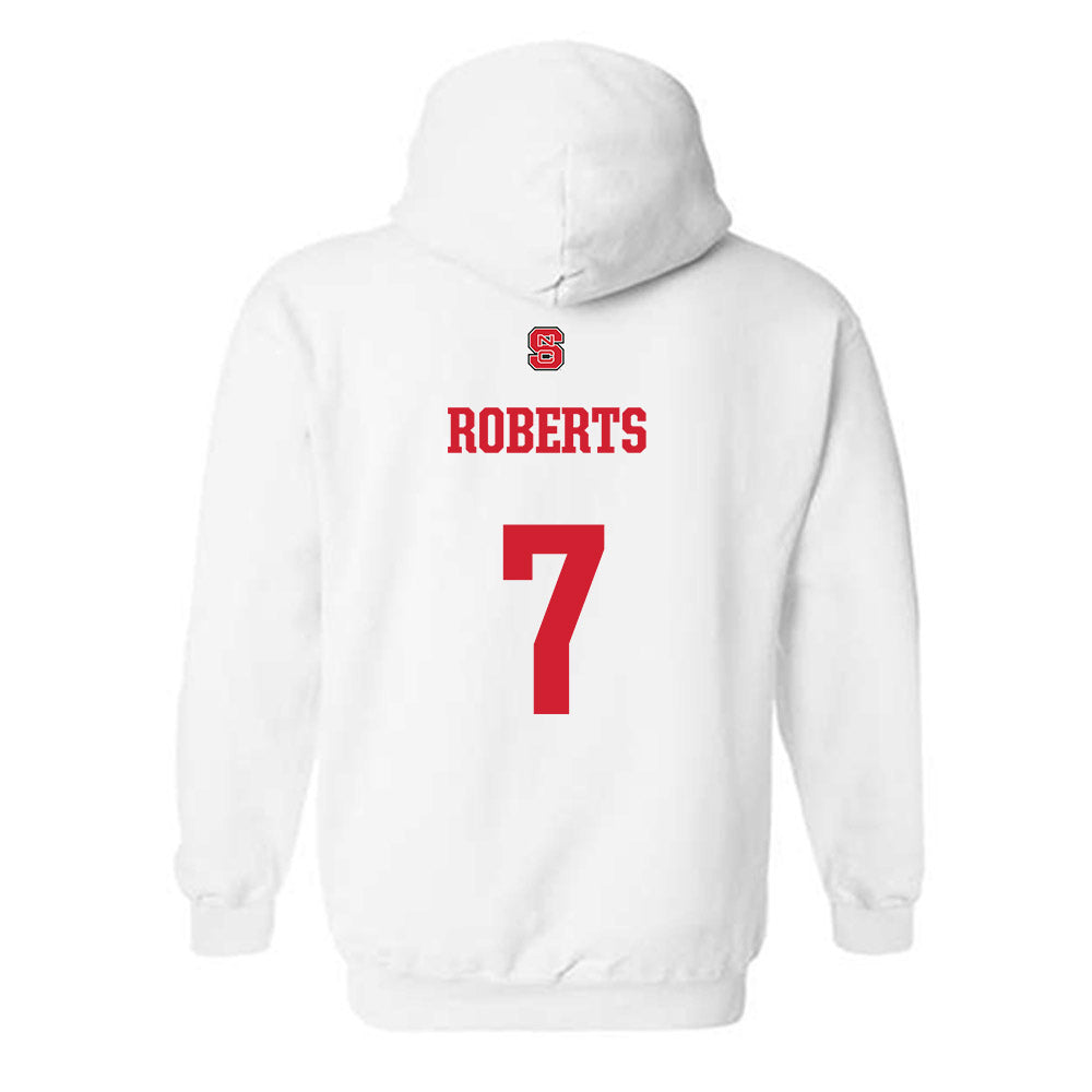 NC State - NCAA Women's Soccer : Erica Roberts - Generic Shersey Hooded Sweatshirt-1