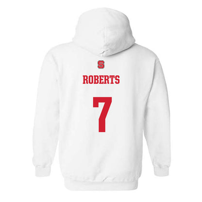 NC State - NCAA Women's Soccer : Erica Roberts - Generic Shersey Hooded Sweatshirt-1