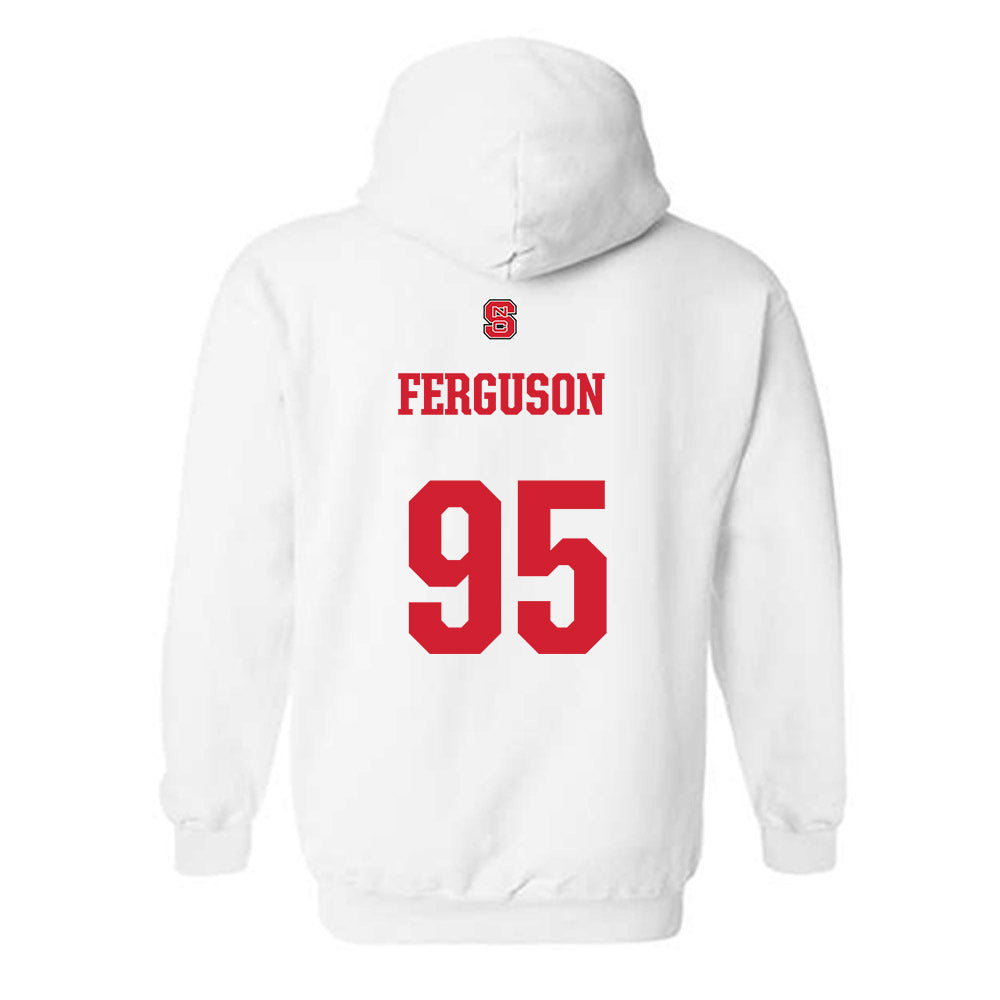 NC State - NCAA Football : Jacquey Ferguson - Generic Shersey Hooded Sweatshirt-1