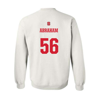 NC State - NCAA Football : Omarian Abraham - Generic Shersey Crewneck Sweatshirt-1
