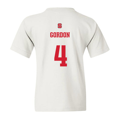 NC State - NCAA Men's Soccer : Joshua Gordon - Generic Shersey Youth T-Shirt-1