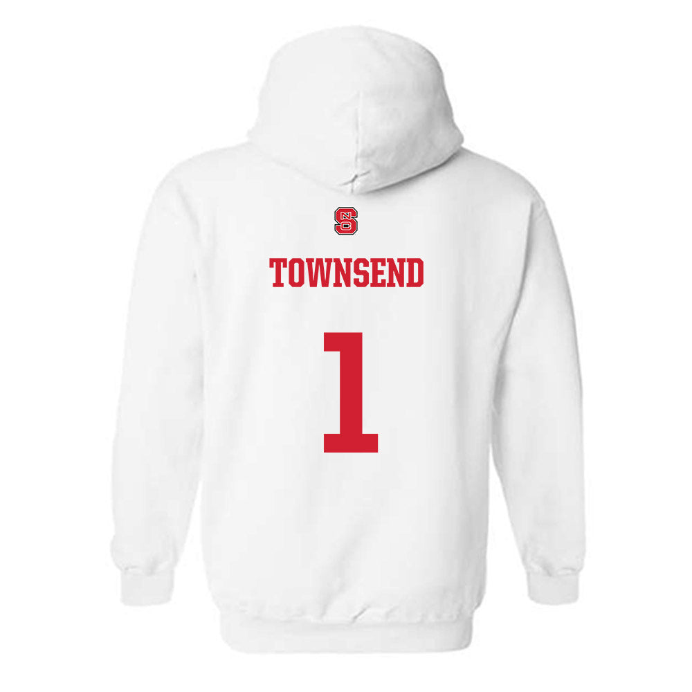 NC State - NCAA Softball : Maia Townsend - Generic Shersey Hooded Sweatshirt-1