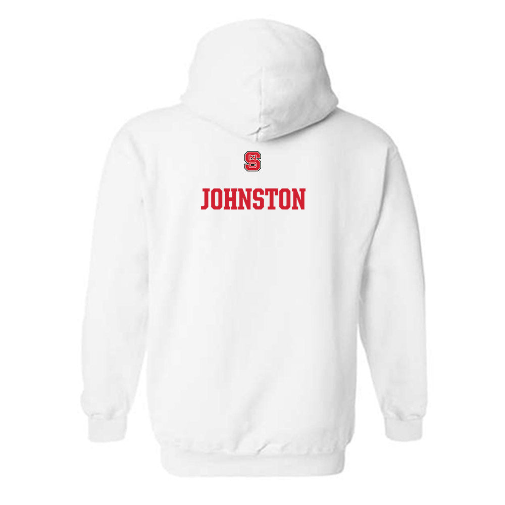 NC State - NCAA Cheerleading : Chris Johnston - Generic Shersey Hooded Sweatshirt-1