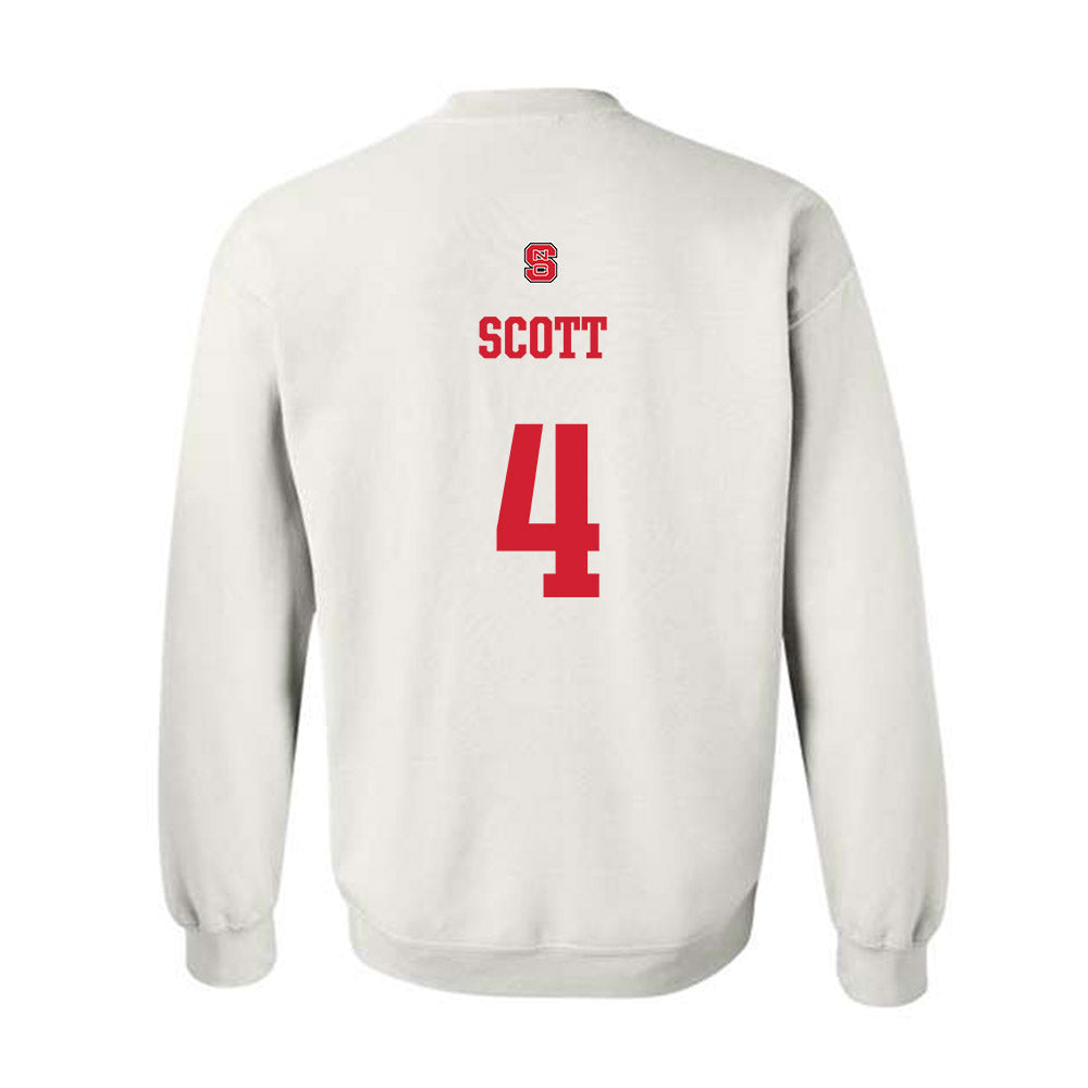 NC State - NCAA Football : Jayden Scott - Generic Shersey Crewneck Sweatshirt-1