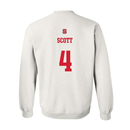 NC State - NCAA Football : Jayden Scott - Generic Shersey Crewneck Sweatshirt-1