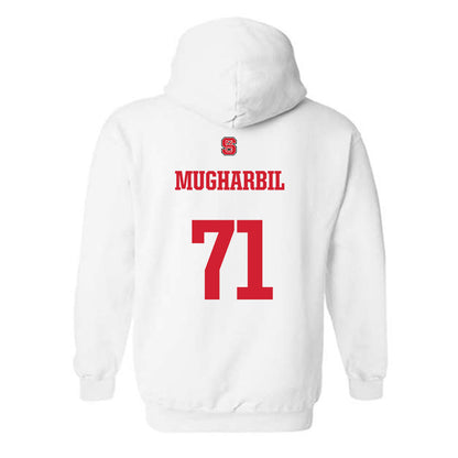 NC State - NCAA Football : Yousef Mugharbil - Generic Shersey Hooded Sweatshirt-1