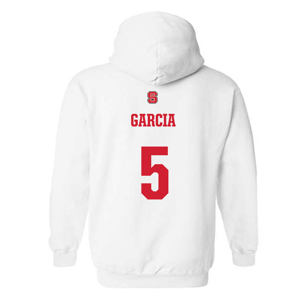 NC State - NCAA Football : Michelle Garcia - Generic Shersey Hooded Sweatshirt-1