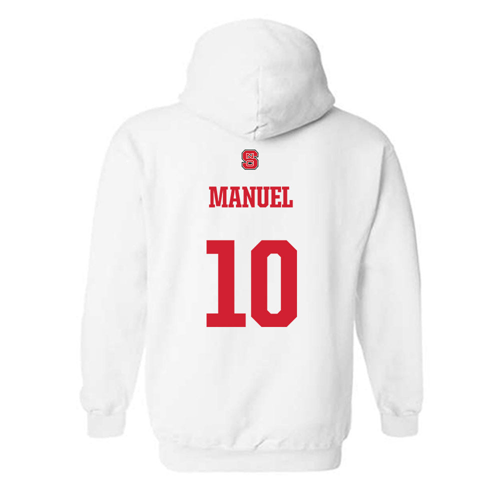 NC State - NCAA Baseball : Truitt Manuel - Generic Shersey Hooded Sweatshirt-1