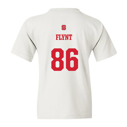 NC State - NCAA Football : Ian Flynt - Generic Shersey Youth T-Shirt-1