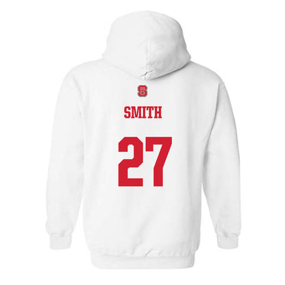 NC State - NCAA Women's Soccer : Mackenzie Smith - Generic Shersey Hooded Sweatshirt-1