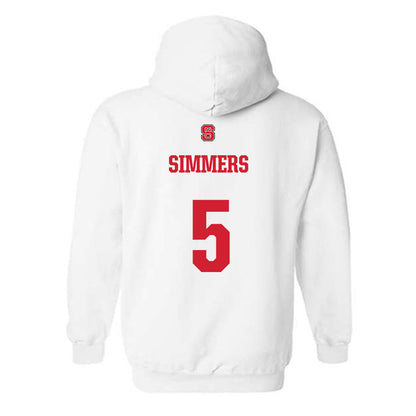 NC State - NCAA Softball : Kendall Simmers - Generic Shersey Hooded Sweatshirt