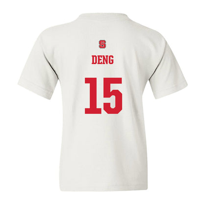 NC State - NCAA Men's Basketball : Jerry Deng - Generic Shersey Youth T-Shirt-1