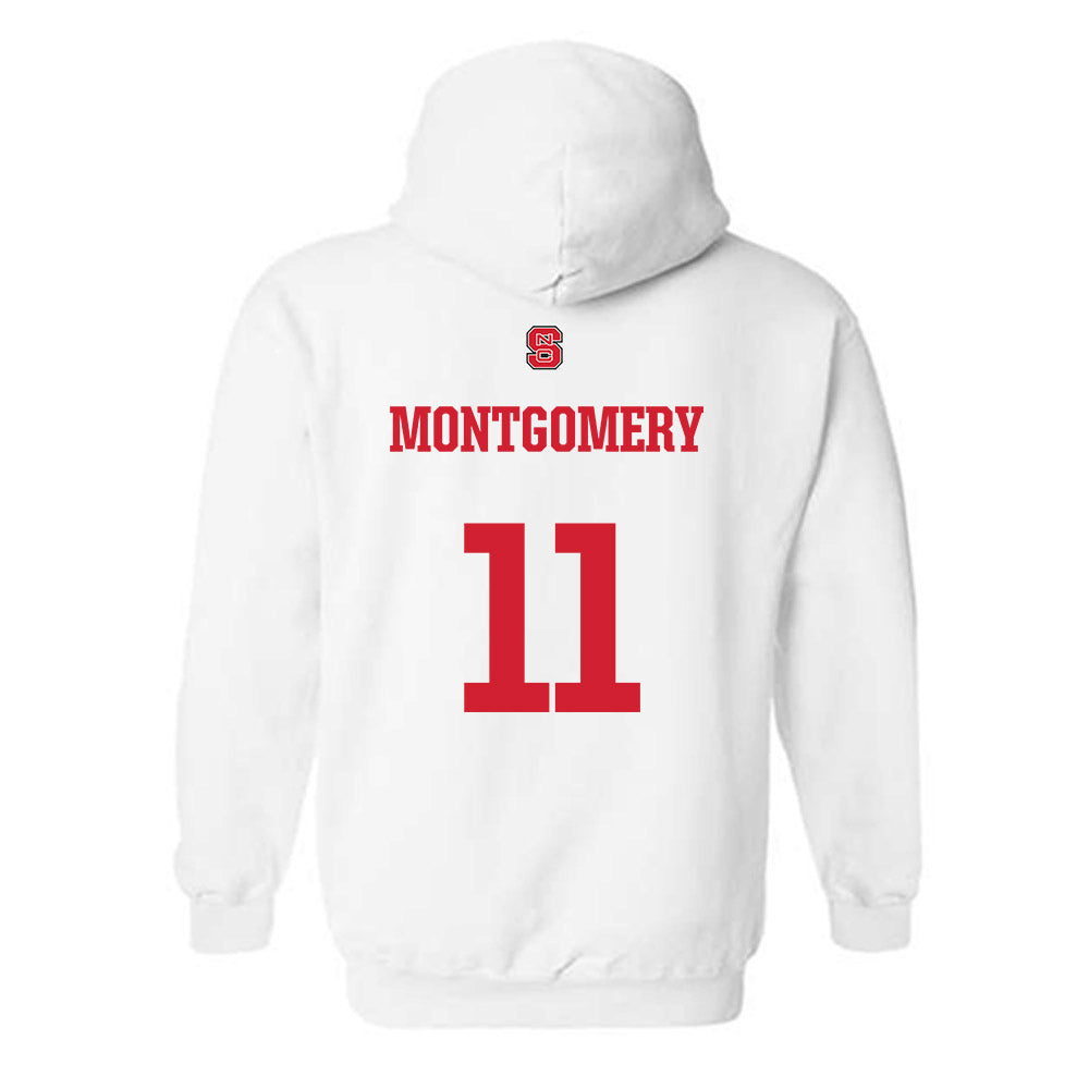 NC State - NCAA Women's Soccer : Carly Montgomery - Generic Shersey Hooded Sweatshirt-1