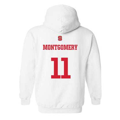 NC State - NCAA Women's Soccer : Carly Montgomery - Generic Shersey Hooded Sweatshirt-1
